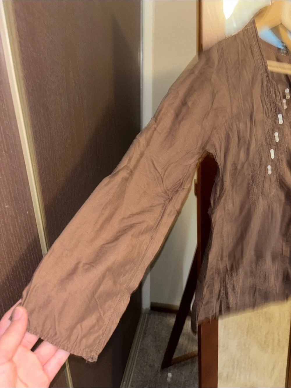 J. Crew Brown Long Sleeve